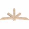 Ekena Millwork Alberta Smooth Timber Gable Bracket, Douglas Fir, 60"W x 35"H x 3 1/2"D x 5 1/2"F, 14/12 Pitch GBW060X35X0406ALB00SDF - alternate 5